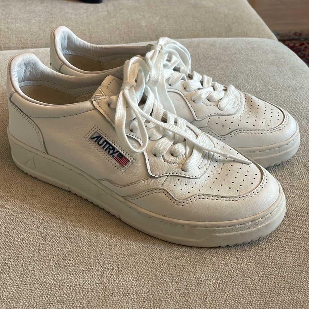 Autry Medalist Low Sneakers Napa Leather- 10 US - Picture 2 of 9